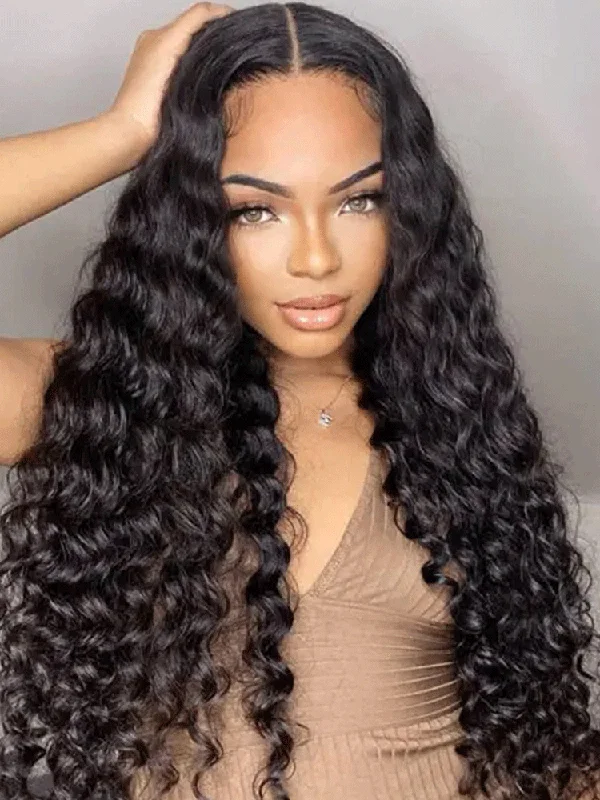 Wear & Go Glueless Wigs for Sleek and Smooth Styles-Natural-Looking No Lace Wigs--CurlyMe Pre-cut 9x6 Lace M-cap Wear Go Glueless Mini Knots Loose Deep Hair HD Lace Front Wig Pre-plucked Wear & Go Glueless Wigs for Sleek and Smooth Styles-Natural-Looking No Lace Wigs--CurlyMe Pre-cut 9x6 Lace M-cap Wear Go Glueless Mini Knots Loose Deep Hair HD Lace Front Wig Pre-plucked