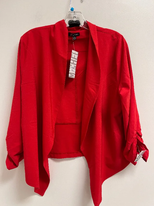 Blazer By Clothes Mentor In Red, Size: Xl