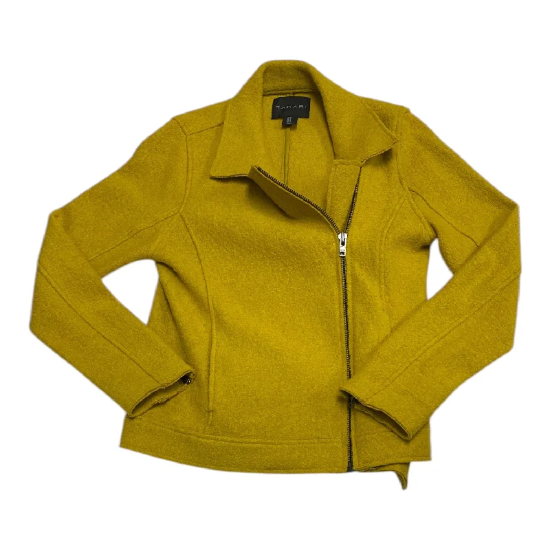 Blazer By Tahari By Arthur Levine In Yellow, Size: S