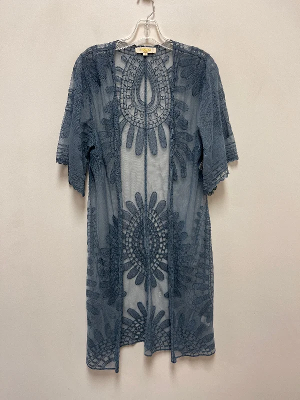 Kimono By Clothes Mentor In Blue, Size: S