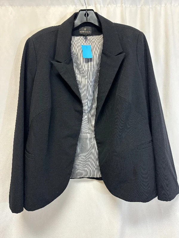 Blazer By Worthington In Black, Size: 1x