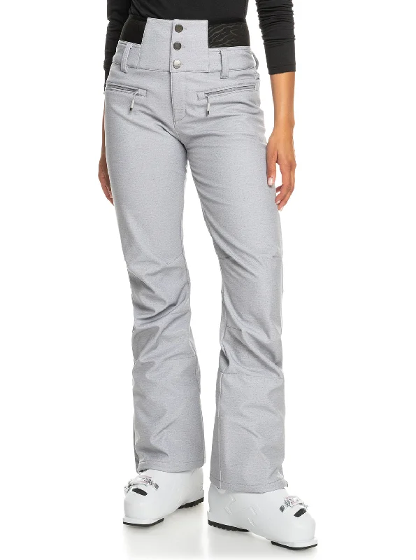 Rising High Shell Snow Pants - Heather Grey