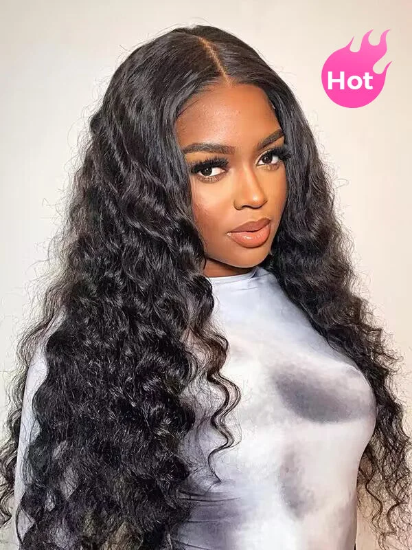Wear & Go Glueless Wigs for Women Who Want Comfort-Natural-Looking No Lace Wigs--CurlyMe Pre-Bleached 6x4 HD Lace Wear Go Glueless Wigs Very Convenient Pre-Cut Lace Wig