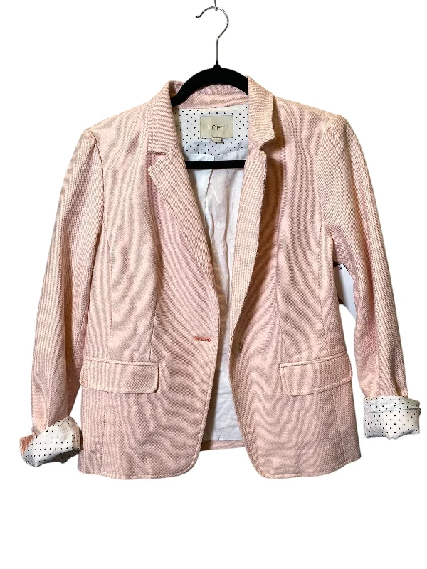 Blazer By Loft In Peach, Size: 4