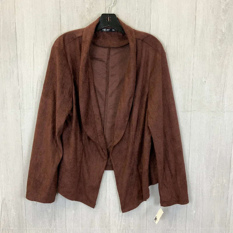 Blazer By Shein In Brown, Size: 2x