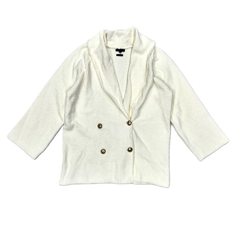 Blazer By Massimo Dutti In Cream, Size: L