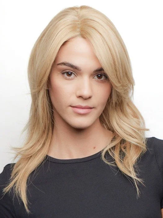 Short Human Hair Wigs for Black Women-Olivia | Human Hair Lace Front Wig (Mono Top)
