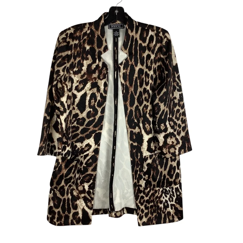 Blazer By Clothes Mentor In Animal Print, Size: M