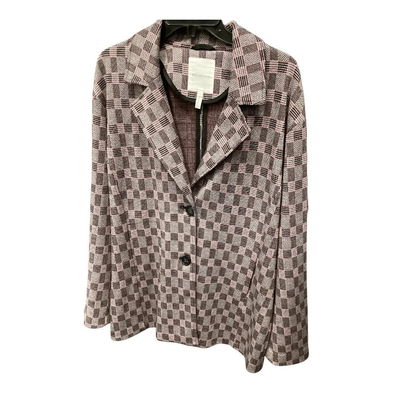 Blazer By Avec Les Filles In Plaid Pattern, Size: M