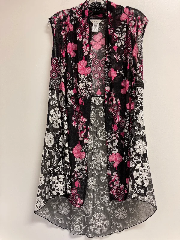 Kimono By Multiples In Black & Pink, Size: S