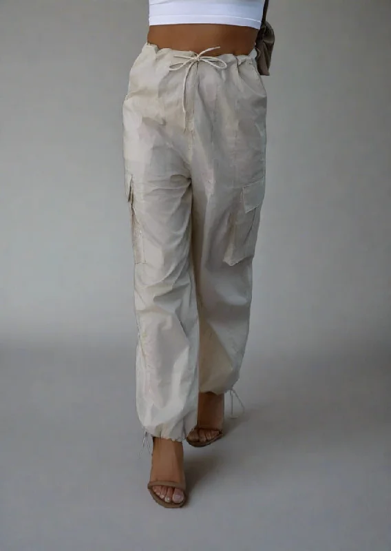 Drawstring Pants with Pockets