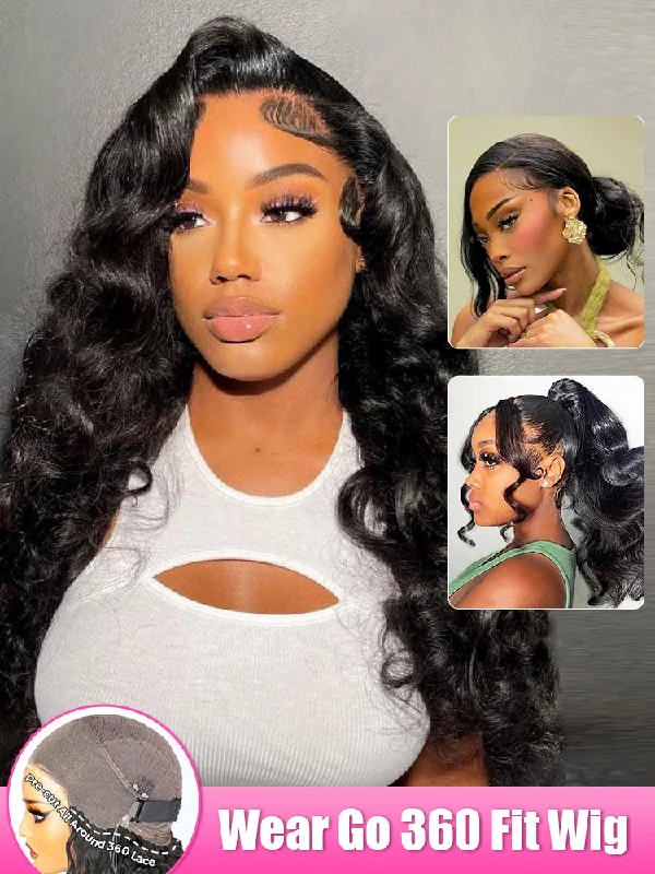 Wear & Go Glueless Wigs for Bold and Gorgeous Styles-Natural-Looking No Lace Wigs--CurlyMe 360 Fit Pre-Cut Lace Wear Go Pre-Bleached Ocean Wave Human Hair Pre-Plucked Wig Wear & Go Glueless Wigs for Bold and Gorgeous Styles-Natural-Looking No Lace Wigs--CurlyMe 360 Fit Pre-Cut Lace Wear Go Pre-Bleached Ocean Wave Human Hair Pre-Plucked Wig