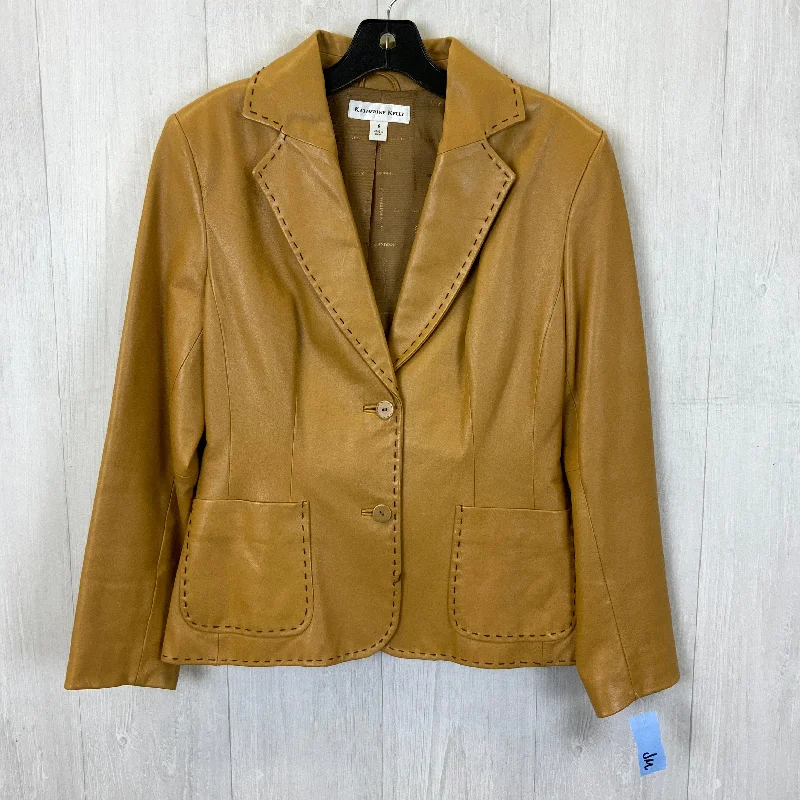 Blazer By Clothes Mentor In Tan, Size: S