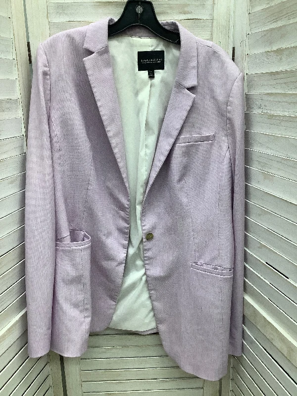 Blazer By Banana Republic In Purple, Size: 16