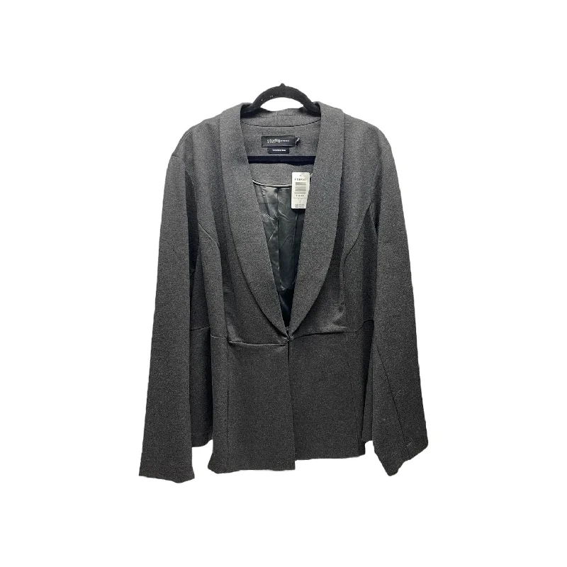 Blazer By Torrid In Grey, Size: 4x