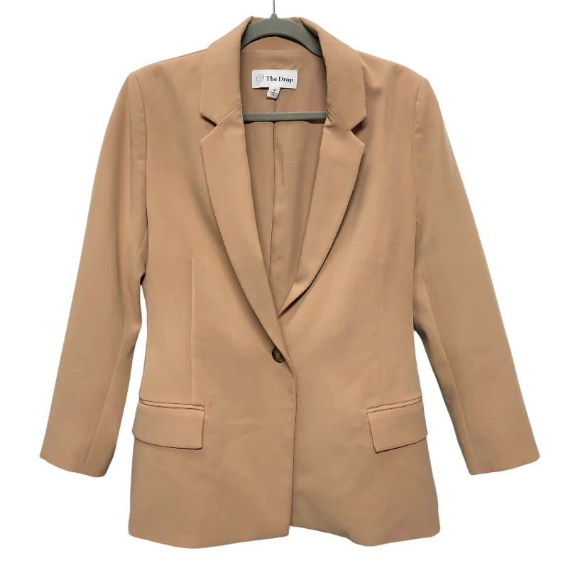 Blazer By Clothes Mentor In Tan, Size:M