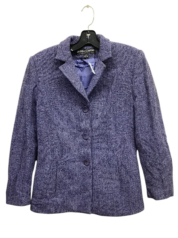 Blazer By Clothes Mentor In Purple, Size: M