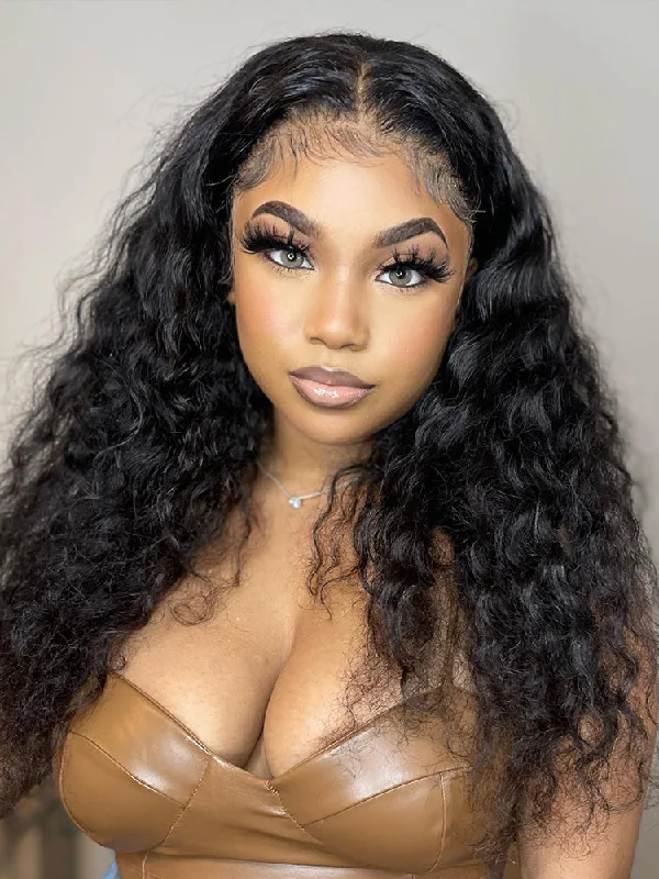 HD Lace Wigs for Women Who Want Customization-CurlyMe Pre-bleached Natural Wave Swiss HD Lace/Transparent Lace Front Wigs Human HairKeywords: no lace wigs, easy styling wigs, no glue wigs, effortless wigs HD Lace Wigs for Women Who Want Customization-CurlyMe Pre-bleached Natural Wave Swiss HD Lace/Transparent Lace Front Wigs Human HairKeywords: no lace wigs, easy styling wigs, no glue wigs, effortless wigs