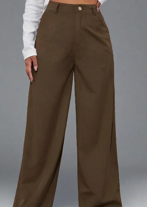 Straight Leg High Waist Pants