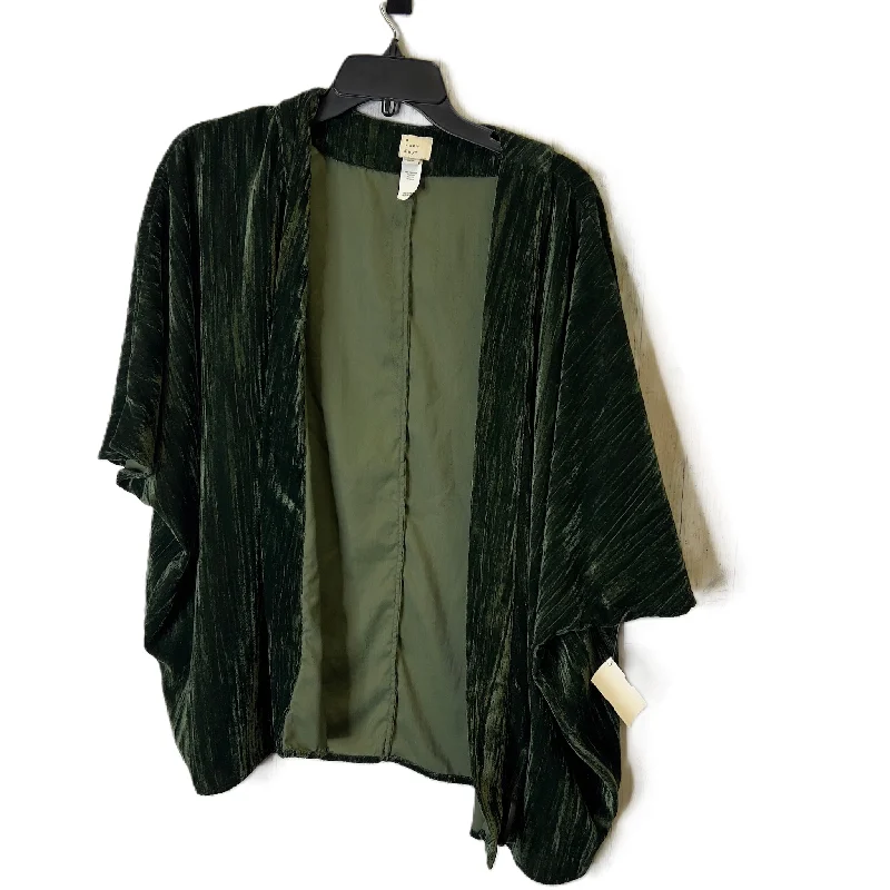 Kimono By A New Day In Green, Size: Osfm