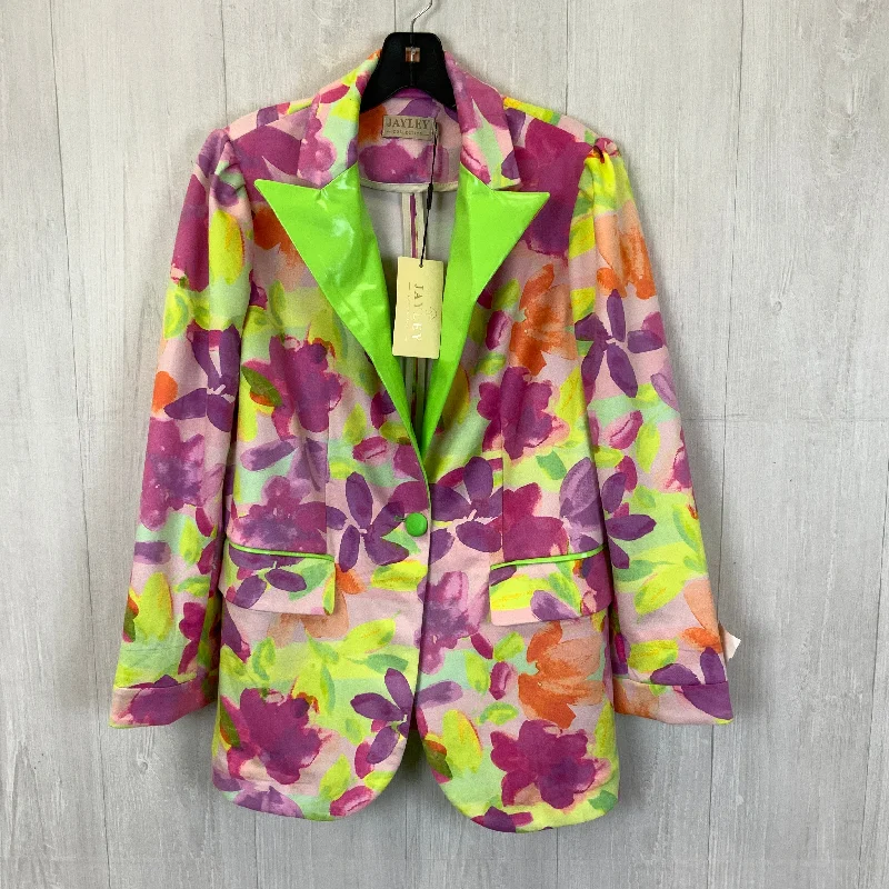 Blazer By Jayley In Multi-colored, Size: L