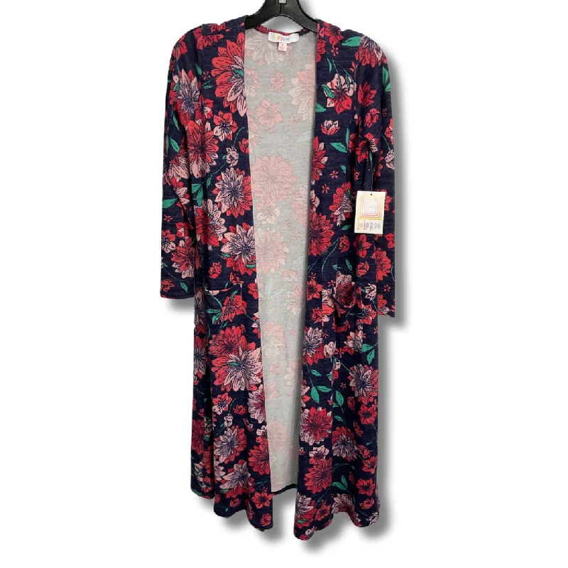 Kimono By Lularoe In Floral Print, Size: S