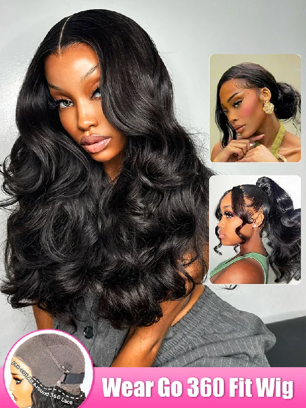 Wear & Go Glueless Wigs for a Stylish Everyday Look-Natural-Looking No Lace Wigs--CurlyMe 360 Fit Pre-Cut Lace Wear Go Pre-Bleached Body Wave Human Hair Pre-Plucked Wig Wear & Go Glueless Wigs for a Stylish Everyday Look-Natural-Looking No Lace Wigs--CurlyMe 360 Fit Pre-Cut Lace Wear Go Pre-Bleached Body Wave Human Hair Pre-Plucked Wig