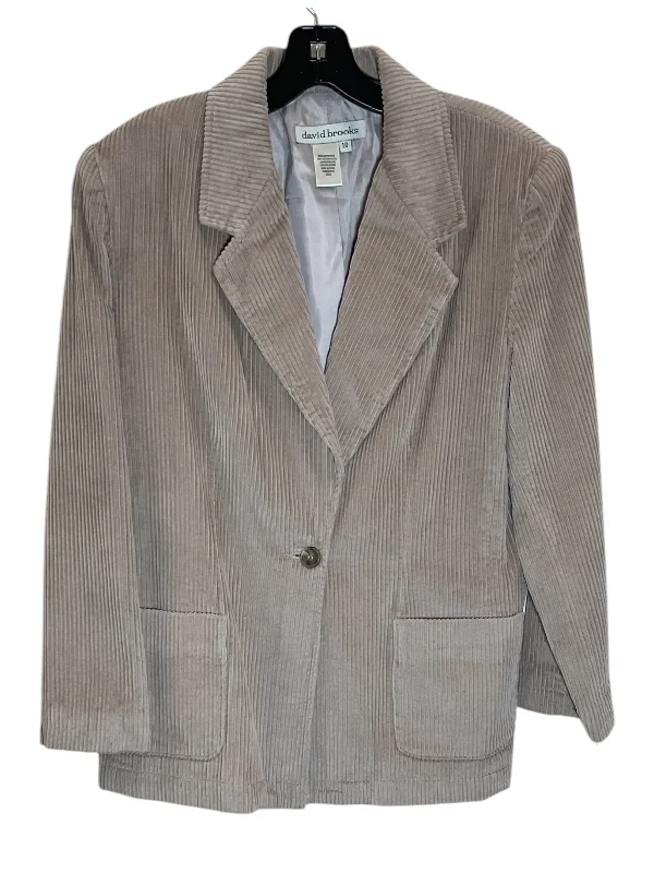 Blazer By David Brooks In Tan, Size: M