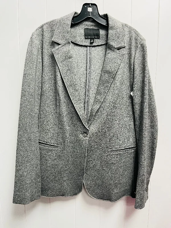 Blazer By Banana Republic In Grey, Size: L