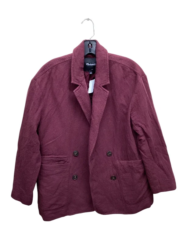 Blazer By Madewell In Maroon, Size: M