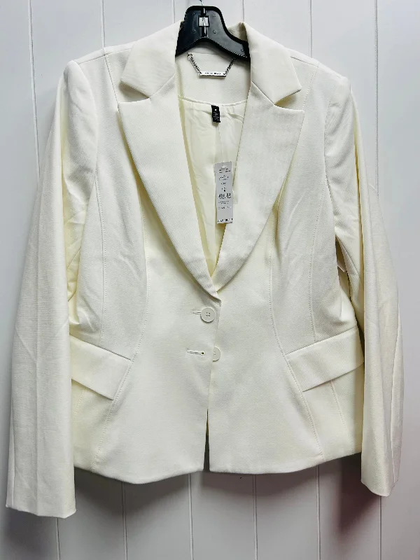 Blazer By White House Black Market In Cream, Size: 16