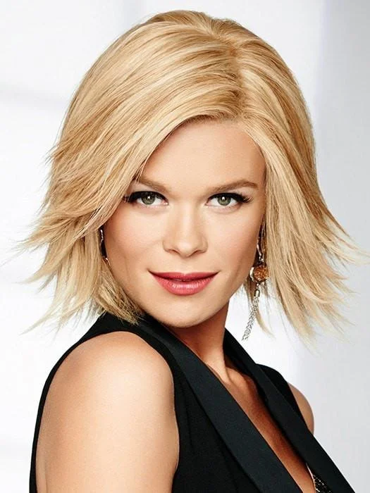 Short Wigs for Fine Hair-Soft Focus | Human Hair Lace Front Wig (Hand-Tied)