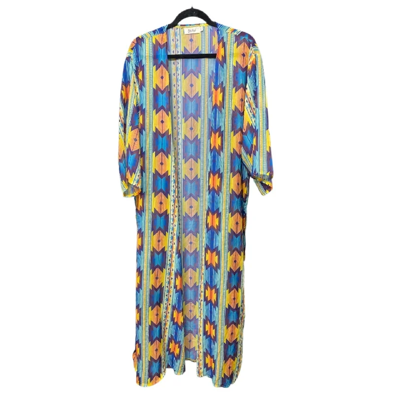 Kimono By Clothes Mentor In Multi-colored, Size: 2x