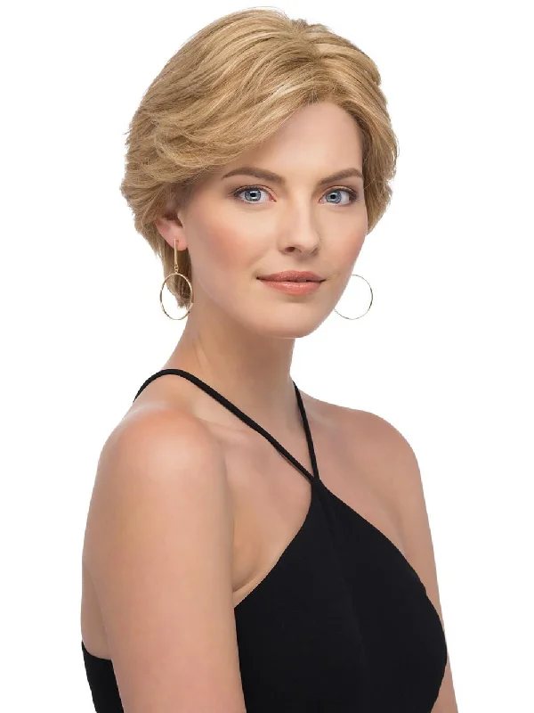 Short Wigs with a Natural Part-Sabrina | Remi Human Hair Wig | Lace Front (Mono Top) Short Wigs with a Natural Part-Sabrina | Remi Human Hair Wig | Lace Front (Mono Top)