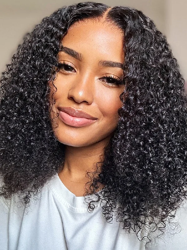 HD Lace Wigs for Healthy, Lush Hair-CurlyMe Pre-bleached Kinky Curly 7x5 Pre-cut HD Lace Wear Go Glueless WigKeywords: no lace wigs, easy styling wigs, no glue wigs, effortless wigs HD Lace Wigs for Healthy, Lush Hair-CurlyMe Pre-bleached Kinky Curly 7x5 Pre-cut HD Lace Wear Go Glueless WigKeywords: no lace wigs, easy styling wigs, no glue wigs, effortless wigs