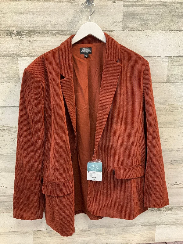 Blazer By Clothes Mentor In Orange, Size: L