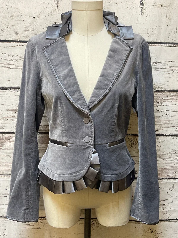 Blazer By White House Black Market In Grey, Size: S