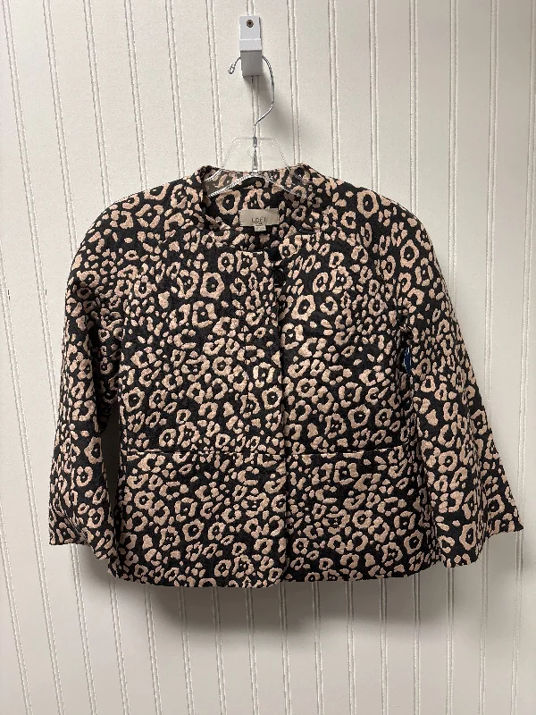 Blazer By Loft In Animal Print, Size: Xsp