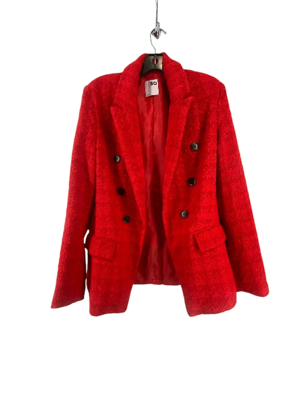 Blazer By So In Red, Size: L