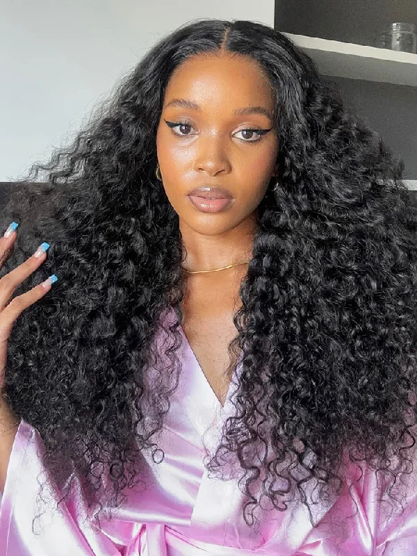 HD Lace Wigs for Celebrity-Inspired Looks-CurlyMe Pre-bleached Deep Wave Wear Go Glueless Wig Pre-cut 7x5 HD Lace Wig Pre-pluckedKeywords: no lace wigs, easy styling wigs, no glue wigs, effortless wigs HD Lace Wigs for Celebrity-Inspired Looks-CurlyMe Pre-bleached Deep Wave Wear Go Glueless Wig Pre-cut 7x5 HD Lace Wig Pre-pluckedKeywords: no lace wigs, easy styling wigs, no glue wigs, effortless wigs