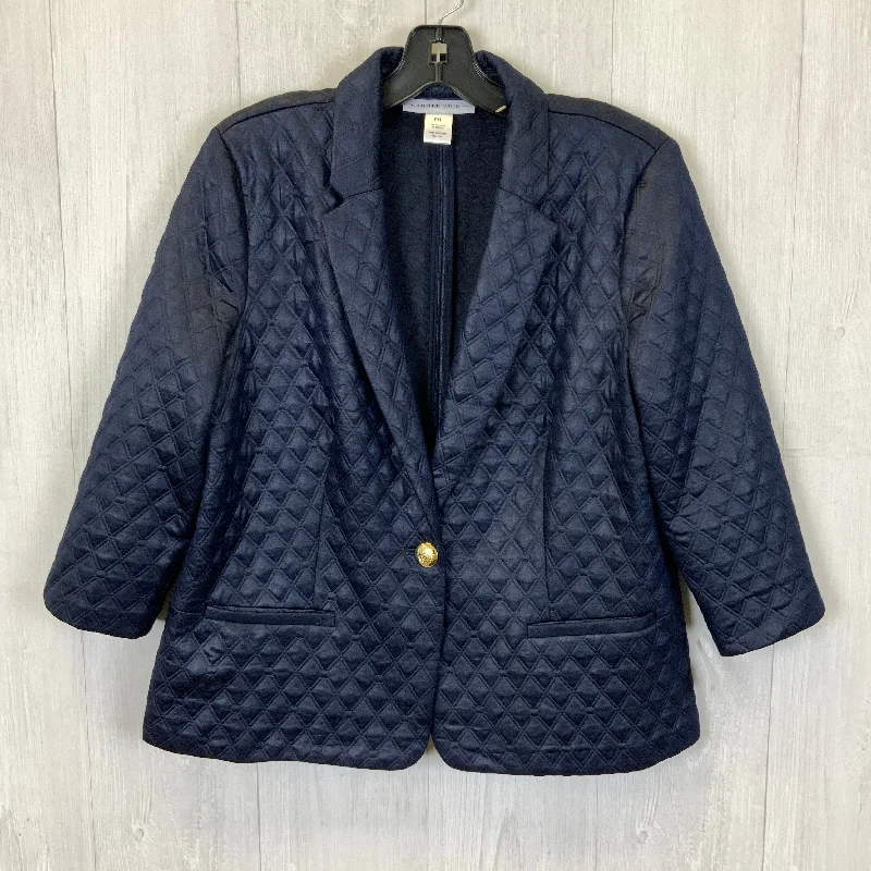 Blazer By Clothes Mentor In Navy, Size: Xl