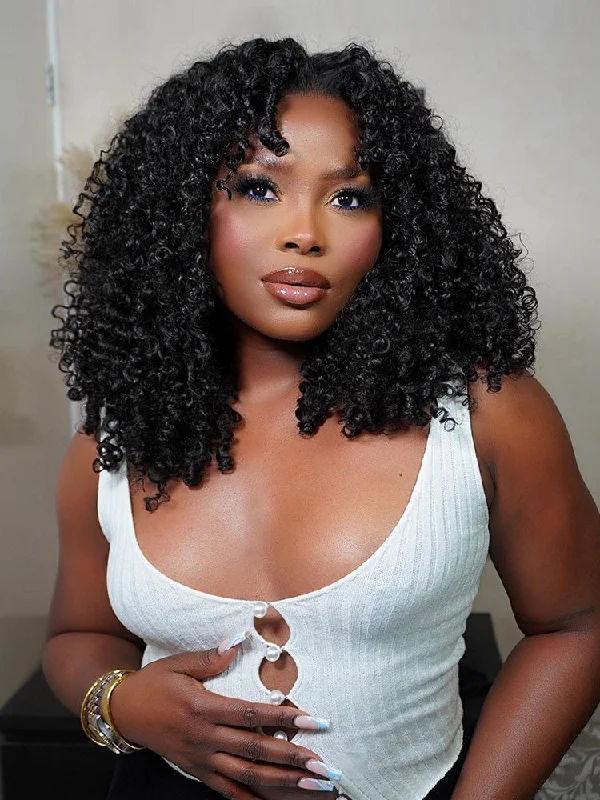 HD Lace Wigs for Effortless Beauty-CurlyMe Pre Cut 13x4 HD Lace Kinky Curly Wear Go Glueless Wig Human Hair WigsKeywords: no lace wigs, easy styling wigs, no glue wigs, effortless wigs HD Lace Wigs for Effortless Beauty-CurlyMe Pre Cut 13x4 HD Lace Kinky Curly Wear Go Glueless Wig Human Hair WigsKeywords: no lace wigs, easy styling wigs, no glue wigs, effortless wigs