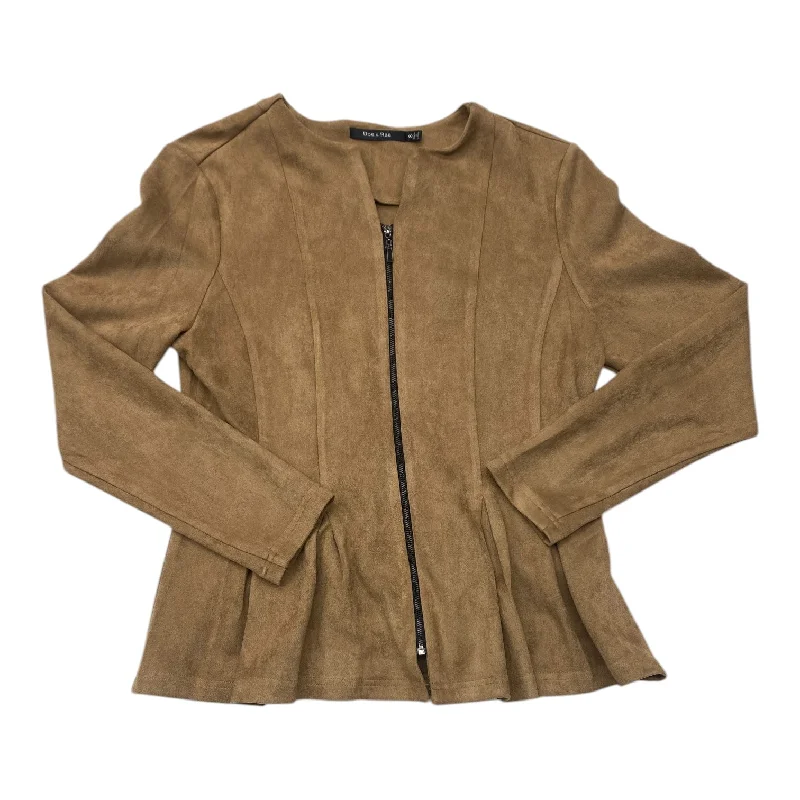 Blazer By Doe & Rae In Tan, Size: S