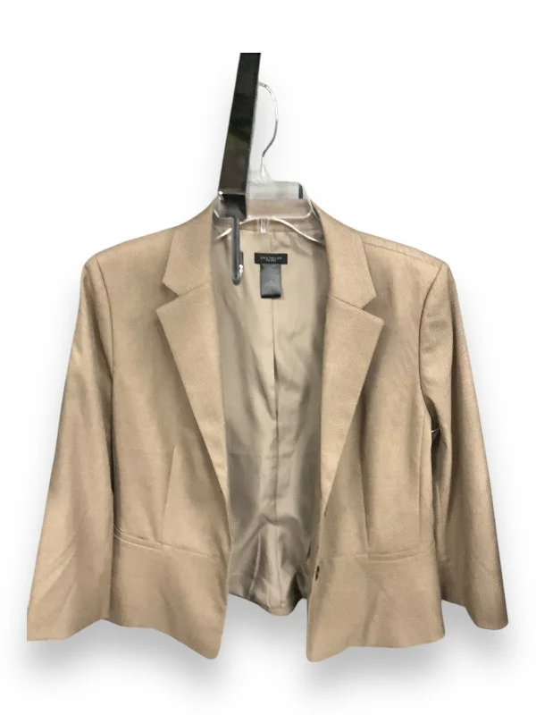 Blazer By Ann Taylor In Tan, Size: 10