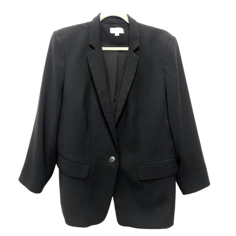 Blazer By Loft In Black, Size:16