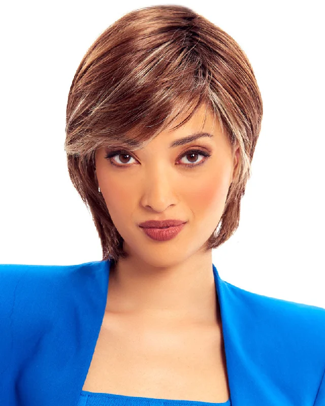 Synthetic Wigs with No Frizz-Shay | Lace Front & Monofilament Synthetic Wig by TressAllure