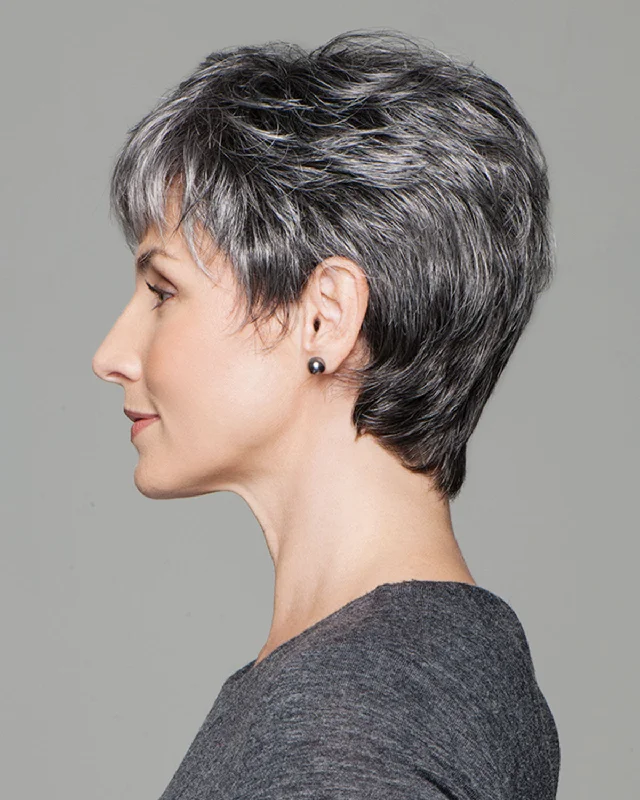 Glueless Human Hair Wigs with a Realistic Hairline-Incentive-Petite | Monofilament Synthetic Wig by Gabor Glueless Human Hair Wigs with a Realistic Hairline-Incentive-Petite | Monofilament Synthetic Wig by Gabor