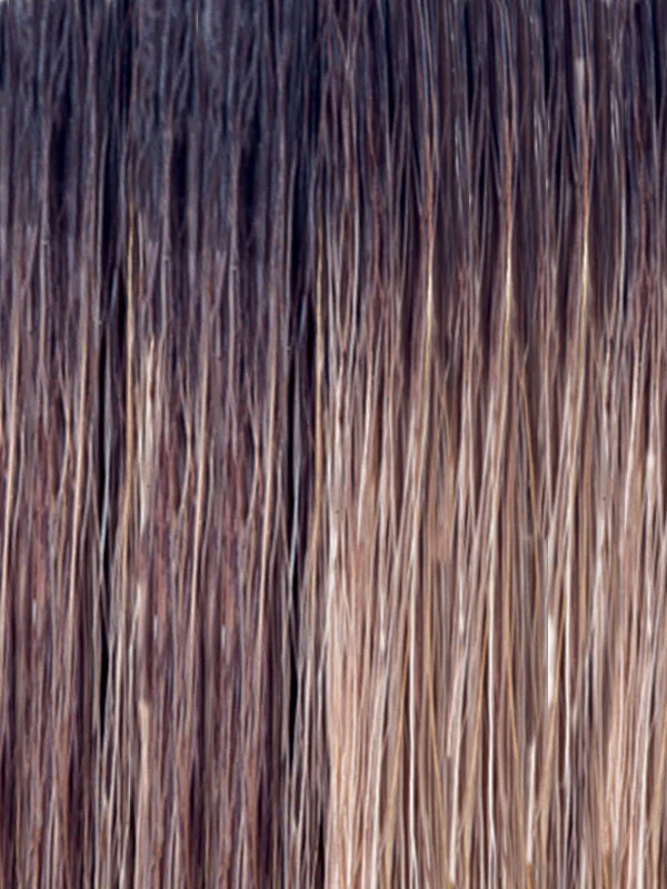 RAISIN GLAZE H | Rooted Dark with Light Brown base with Medium Blonde highlights