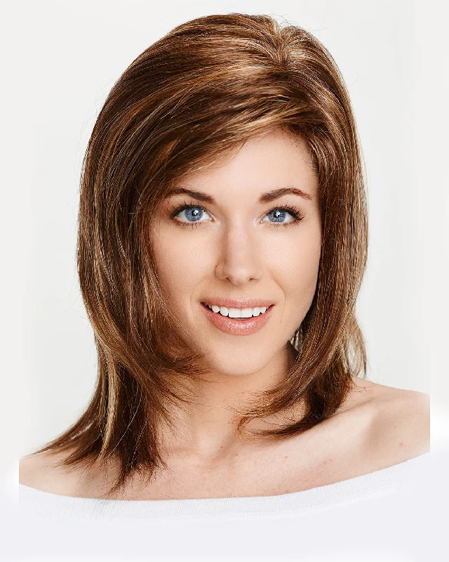 Synthetic Wigs with Hairline Design-Hollywood | Monofilament Synthetic Wig by Dream USA