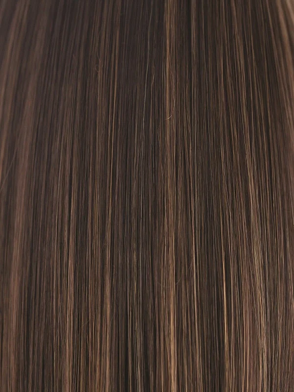 COFFEE LATTE | Dark Brown with  Evenly Blended Honey Brown Highlights
